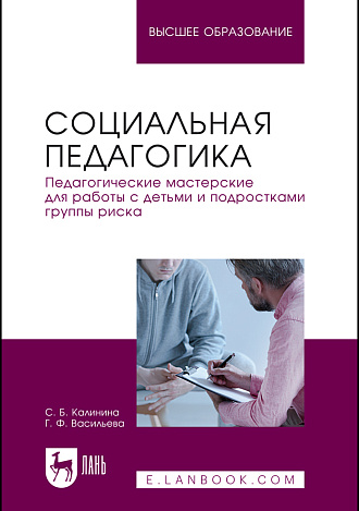 Социальная педагогика. Педагогические мастерские для работы с детьми и подростками группы риска, Калинина С. Б., Васильева Г. Ф., Издательство Лань.