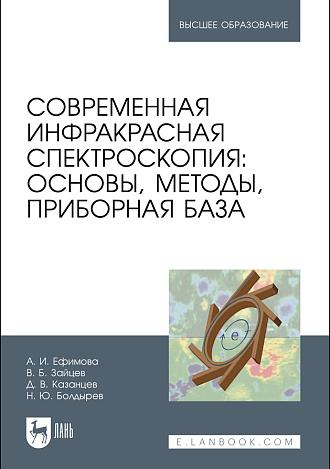Современная инфракрасная спектроскопия: основы, методы, приборная база, Ефимова А.И., Зайцев В. Б., Казанцев Д. В., Болдырев Н. Ю., Издательство Лань.