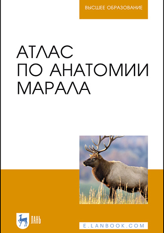 Атлас по анатомии марала, Малофеев Ю.М., Рядинская Н.И., Чебаков С.Н., Ермакова С.П., Мишина О.С., Силантьева Н.Т., Требухова Е.Е., Издательство Лань.