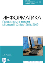 Информатика. Практикум в среде Microsoft Office 2016/2019, Журавлев А. Е., Издательство Лань.
